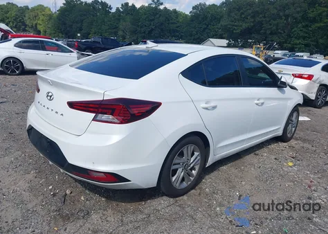 2019 Hyundai Elantra Sel from USA, damaged, VIN 5NPD84LF0KH415665